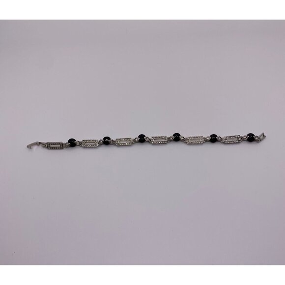 Vintage Signed Monet Lot of 9 Necklace Bracelet Brooch Gold tone and Silver Tone - Picture 8 of 16